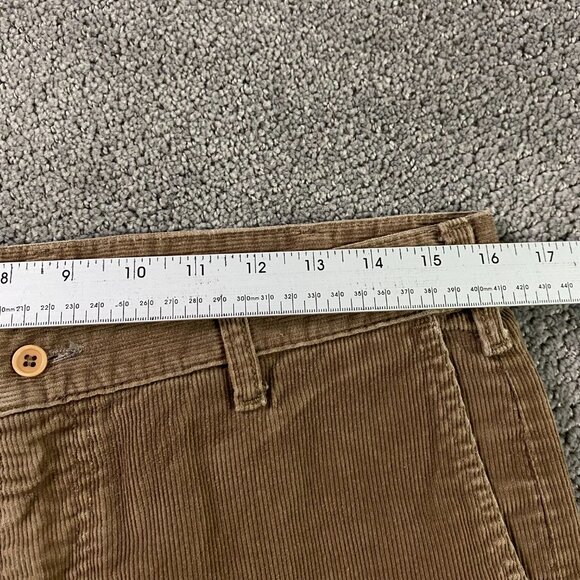 Vintage 70s Lee Corduroy Pants Men's 34 x 32 Fits 32x31 Brown USA Talon Zipper - Picture 8 of 12
